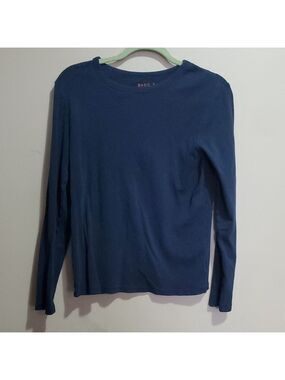 Joe Fresh Basic T Long Sleeve Blue Shirt Size Large